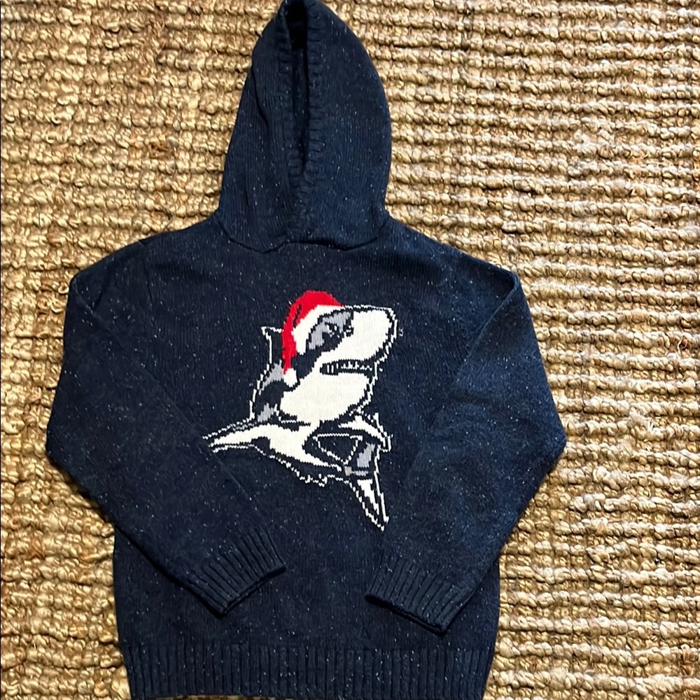 Gymboree Santa shark sweater with hood